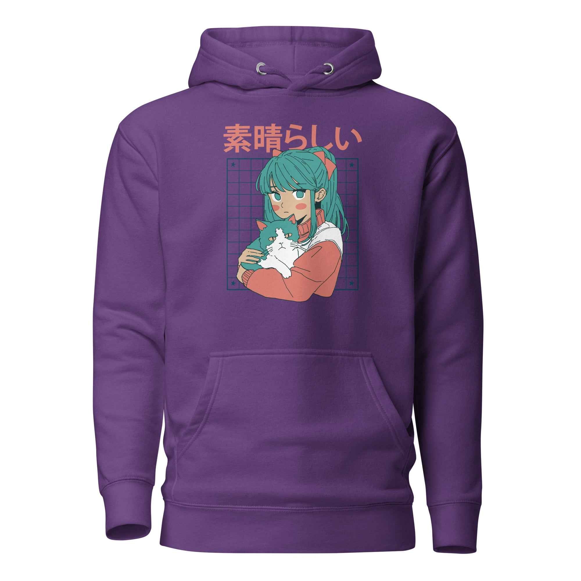 Kawaii Anime Cat Girl Japanese Aesthetic Cute Otaku | Unisex Hoodie
