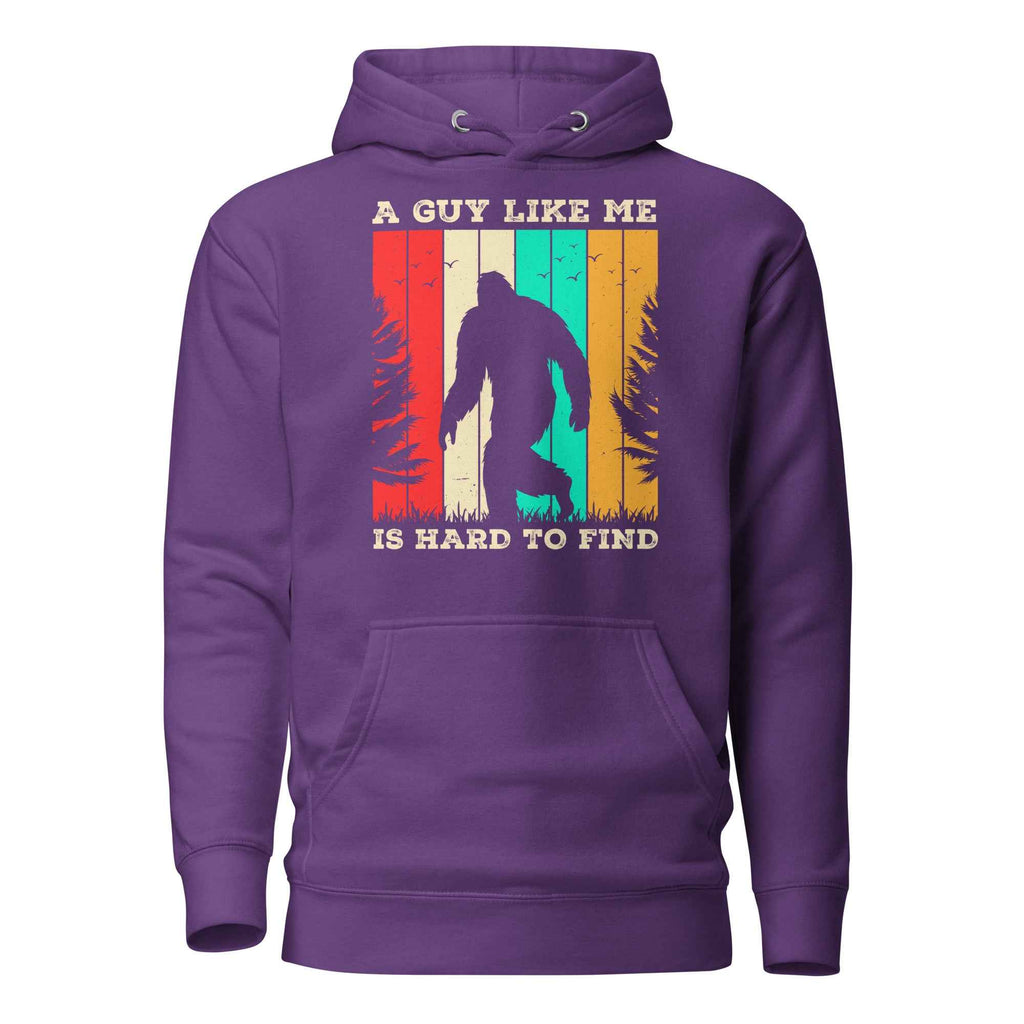A Guy Like Me Is Hard To Find Bigfoot Vintage Retro Sasquatch | Unisex Hoodie