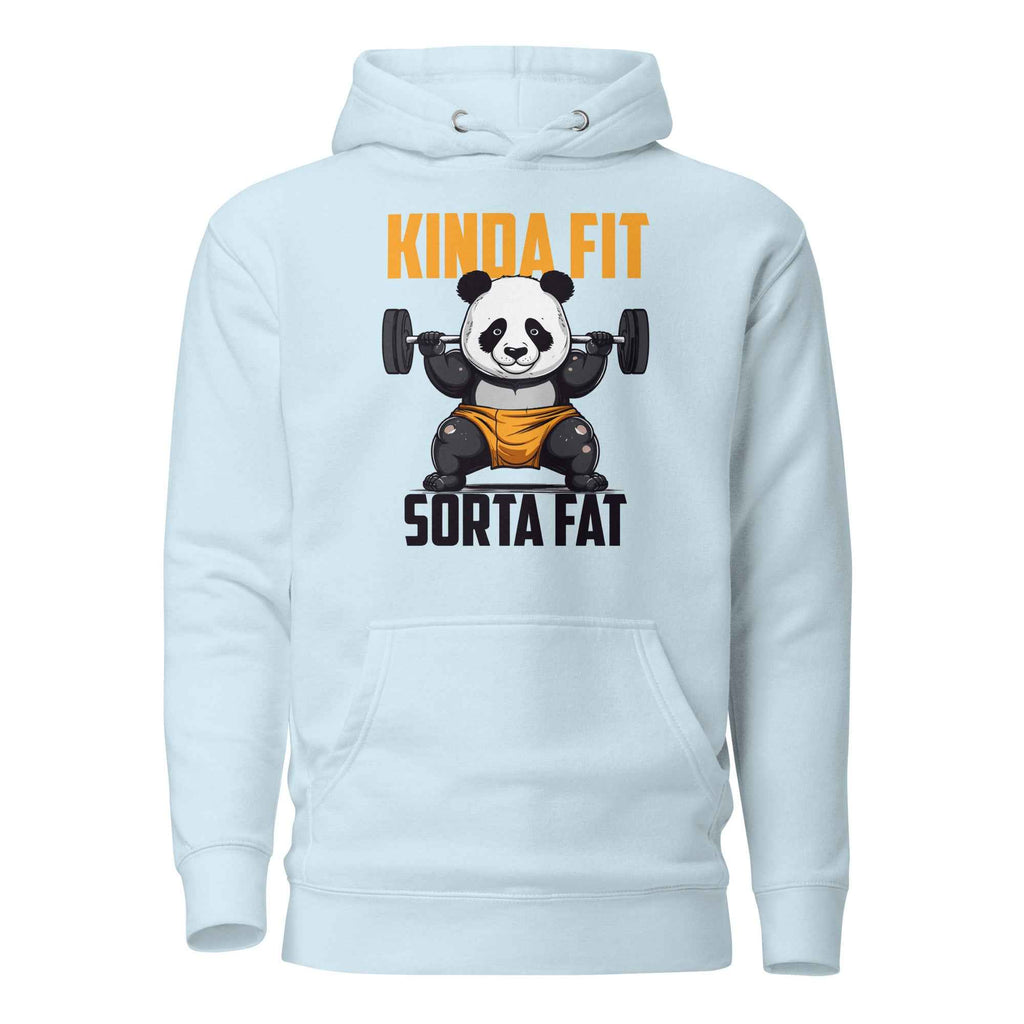 Kinda Fit Sorta Fat Funny Gym Panda | Unisex Hoodie