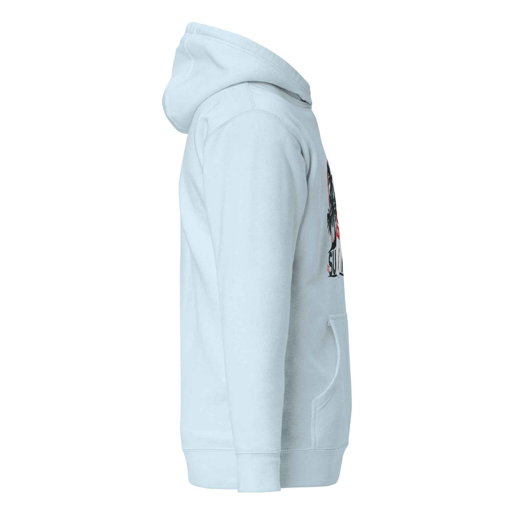 Born To Surf Surfboard Vintage Beach Palm Tree | Unisex Hoodie