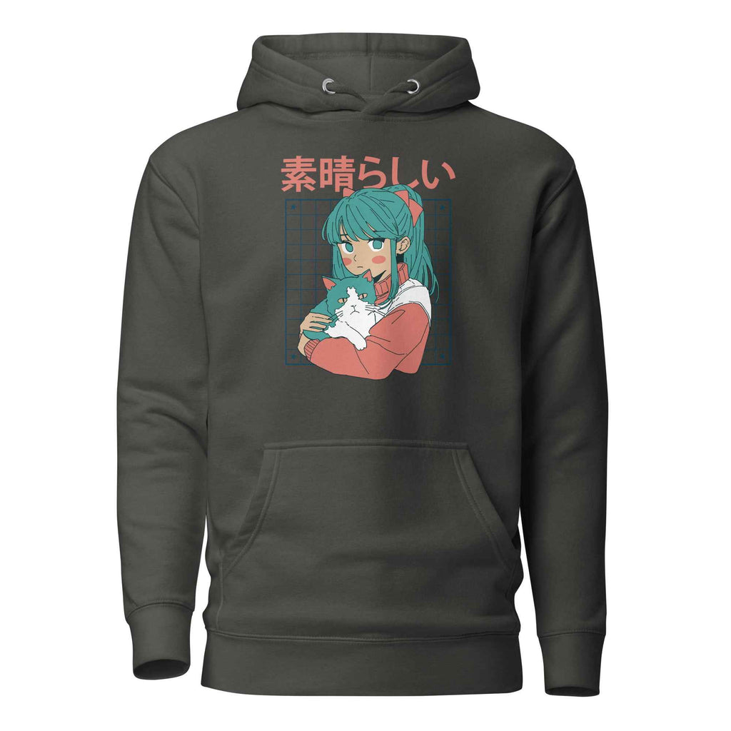 Kawaii Anime Cat Girl Japanese Aesthetic Cute Otaku | Unisex Hoodie