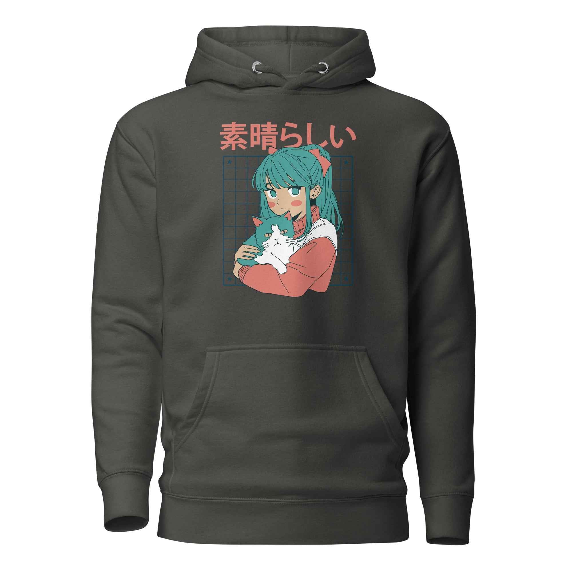 Kawaii Anime Cat Girl Japanese Aesthetic Cute Otaku | Unisex Hoodie