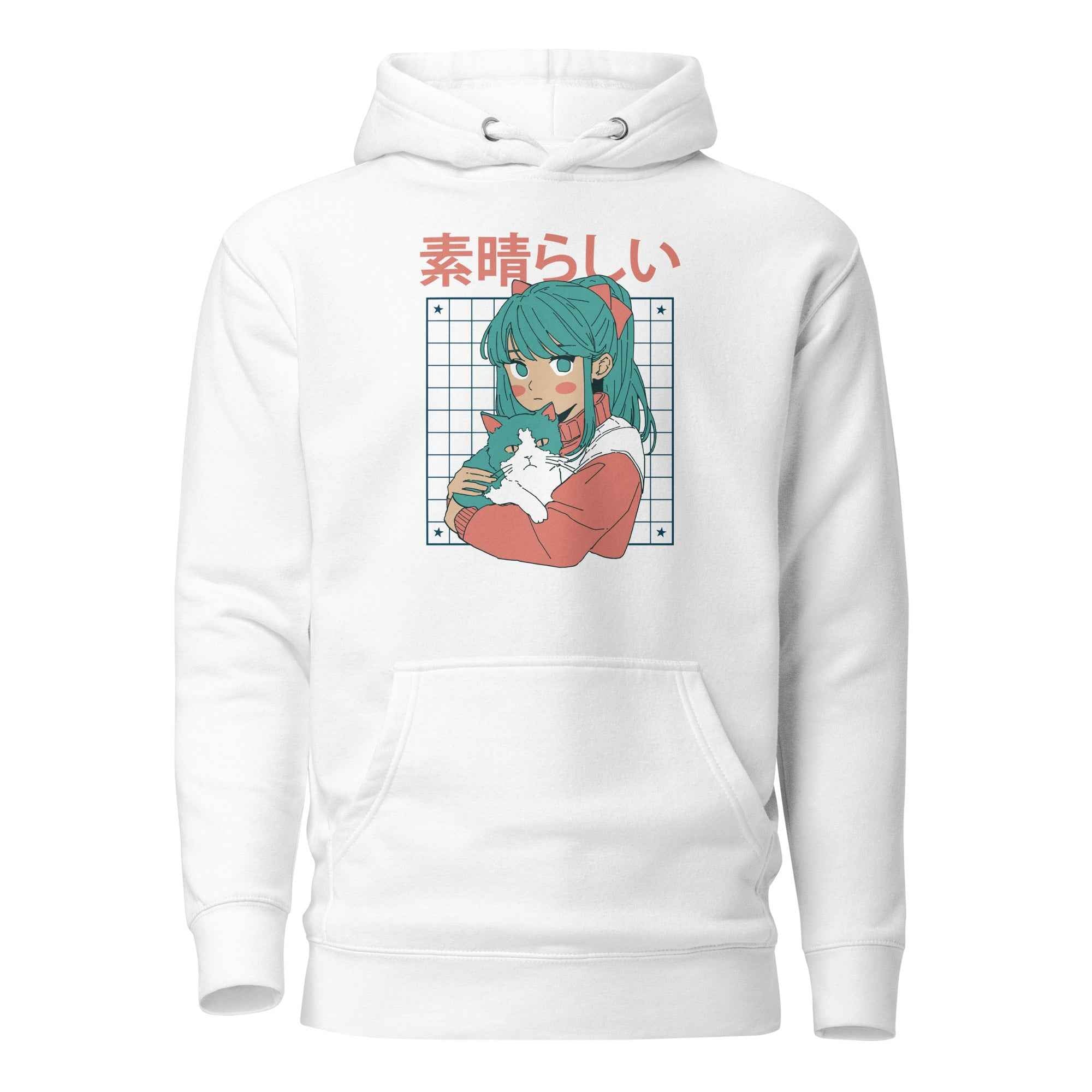 Kawaii Anime Cat Girl Japanese Aesthetic Cute Otaku | Unisex Hoodie