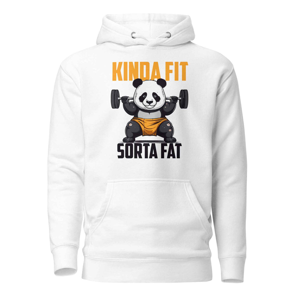 Kinda Fit Sorta Fat Funny Gym Panda | Unisex Hoodie
