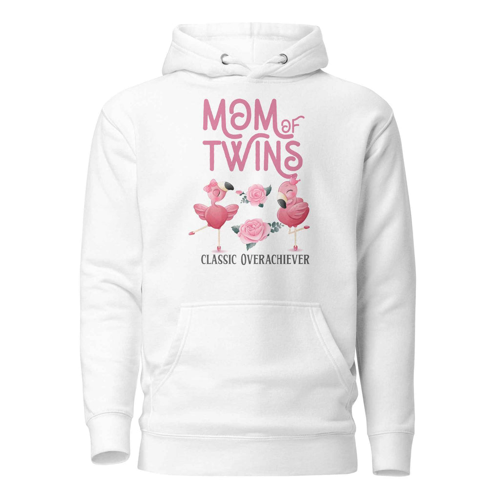 Little two femingo Funny Mom Of Twins Unisex Hoodie