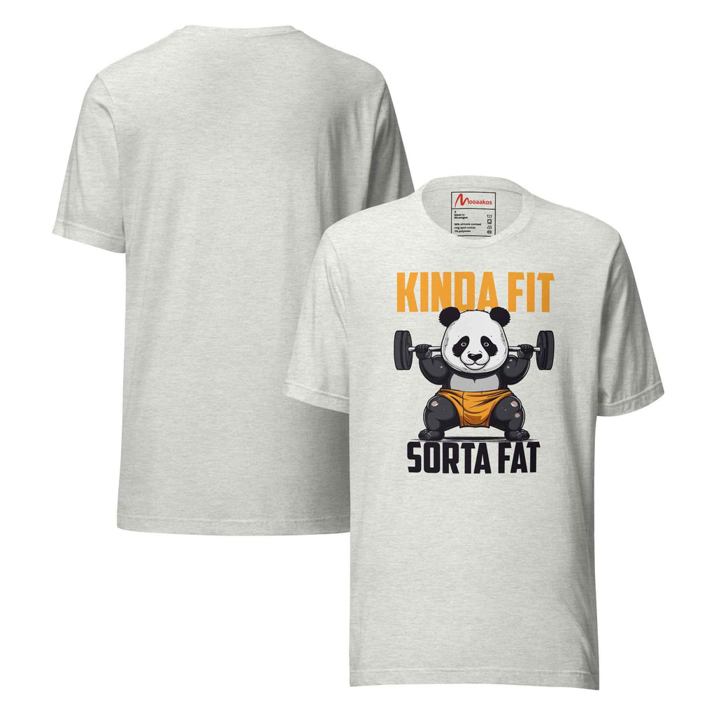 Kinda Fit Sorta Fat Panda Gym Workout | Unisex T-Shirt