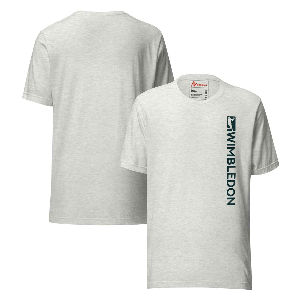 Wimbledon Tennis Player Vertical Design | Unisex T-Shirt