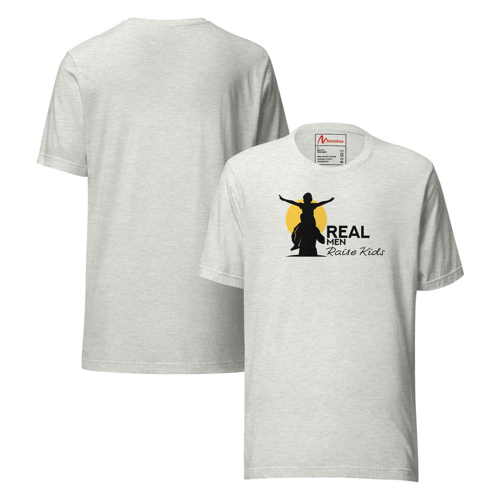 Real Men Raise Kids Silhouette T-Shirt