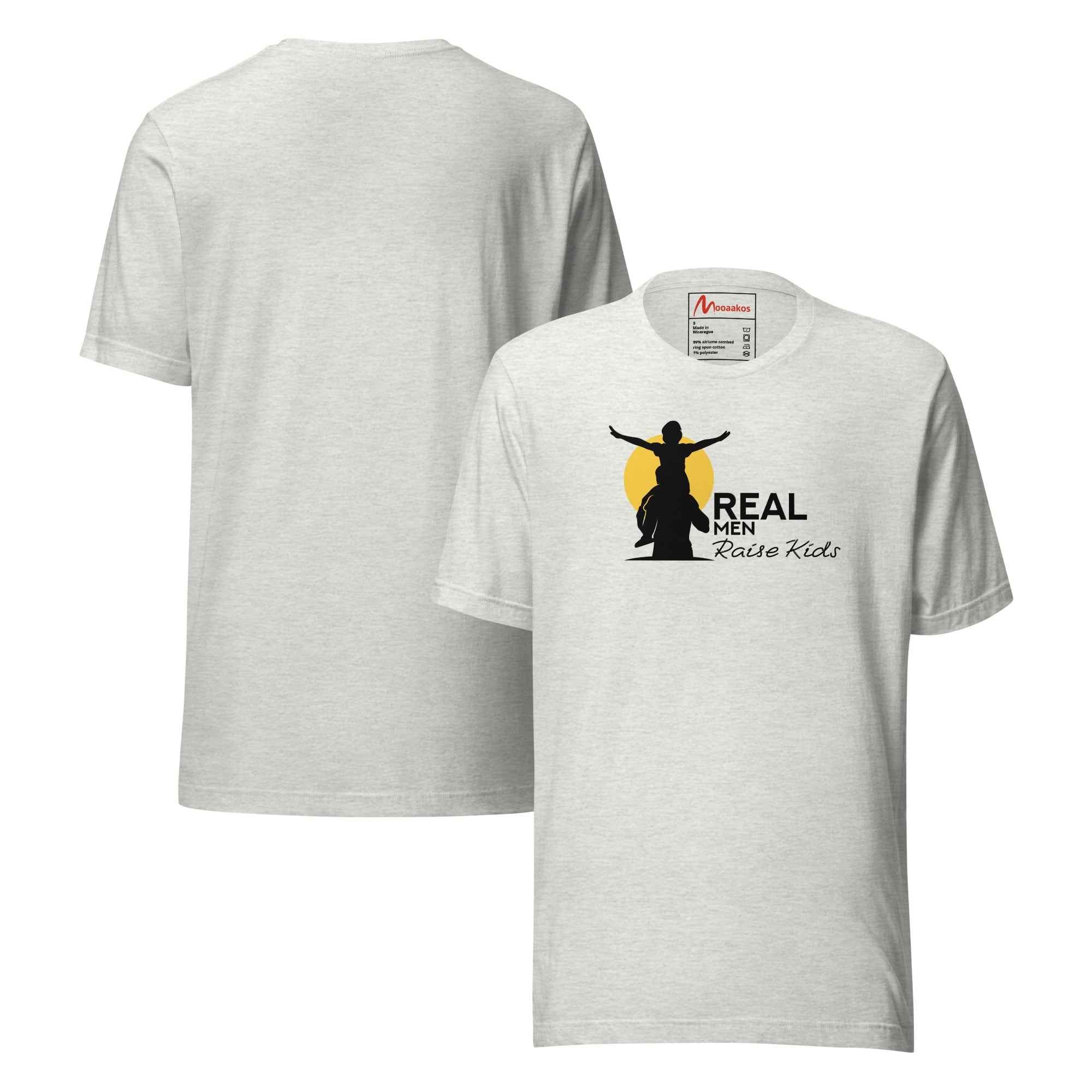 Real Men Raise Kids Silhouette T-Shirt