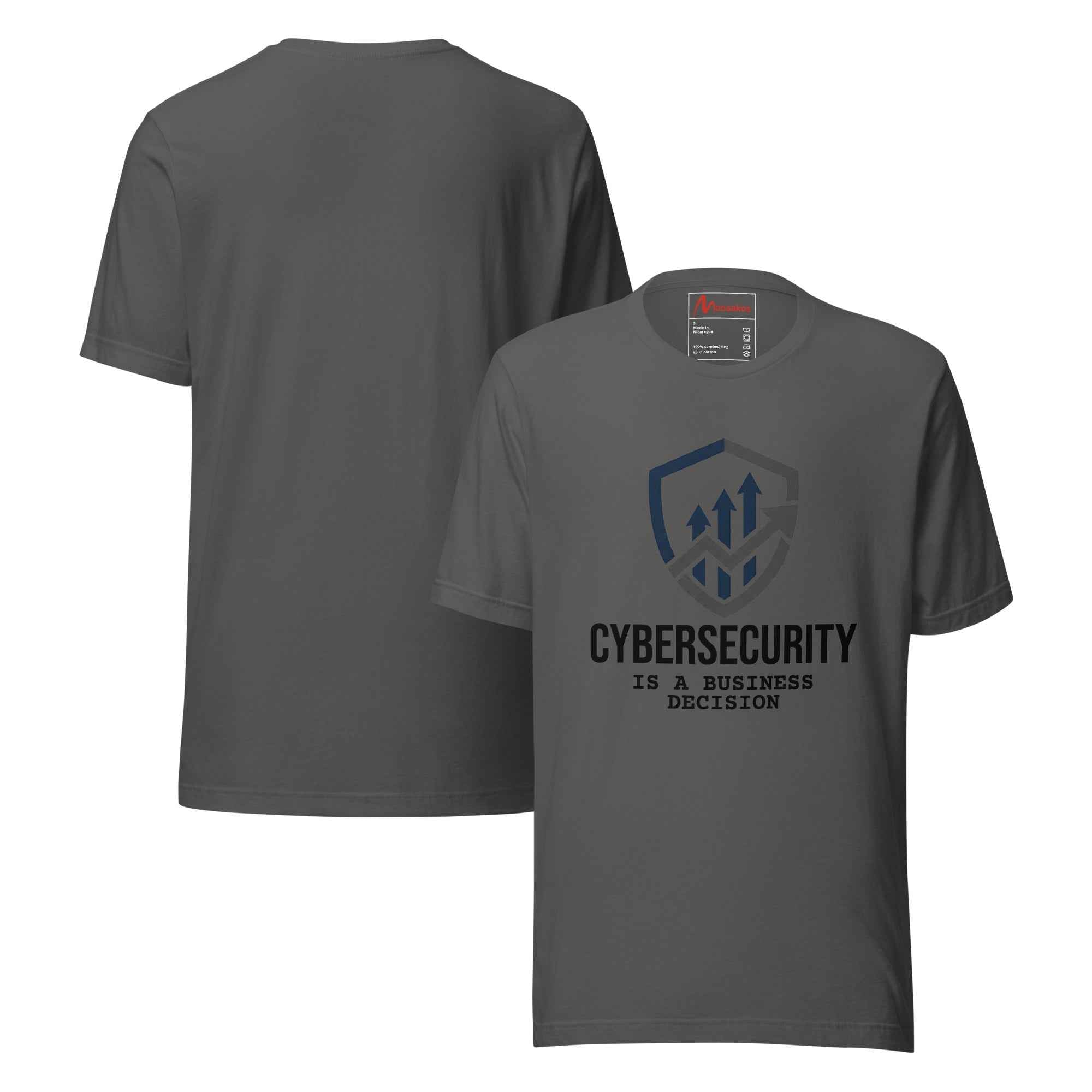 Cybersecurity Is A Business Decision Shield | Unisex T-Shirt