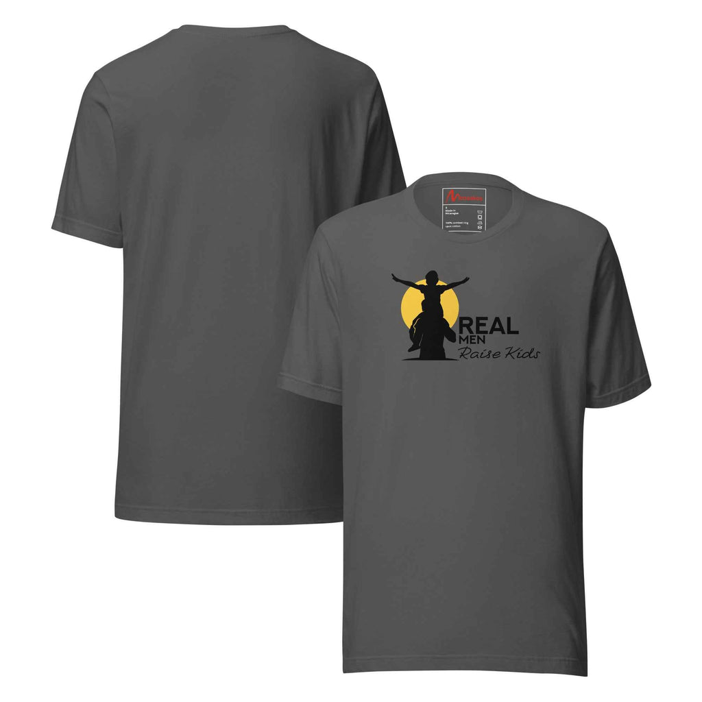 Real Men Raise Kids Silhouette T-Shirt