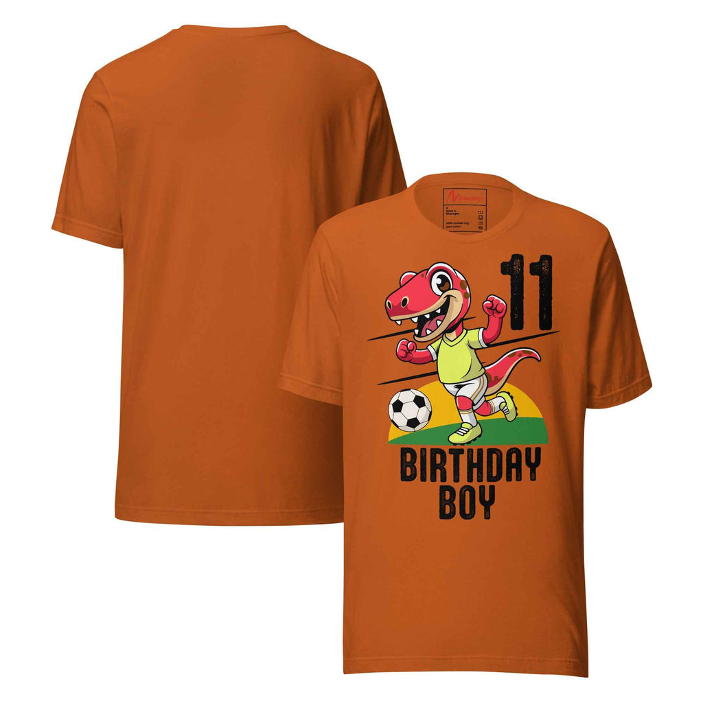 11 Year Old Soccer Player Vintage 11th Birthday Unisex t-shirt