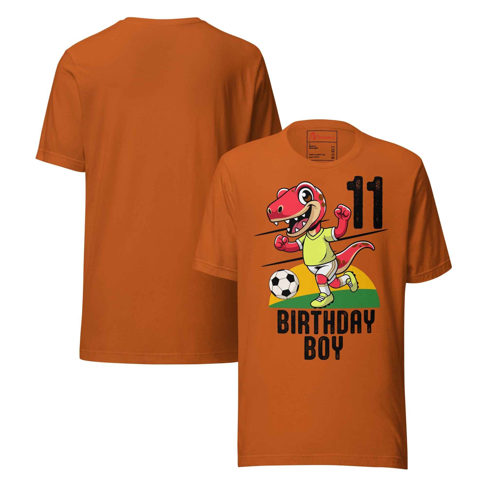 11 Year Old Soccer Player Vintage 11th Birthday Unisex t-shirt