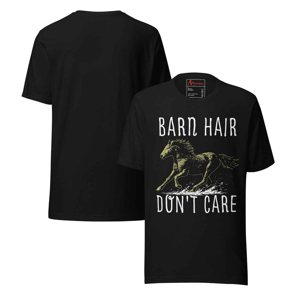 BARN HAIR DONT CARE Love Horse Riding Vintage Quote Unisex t-shirt