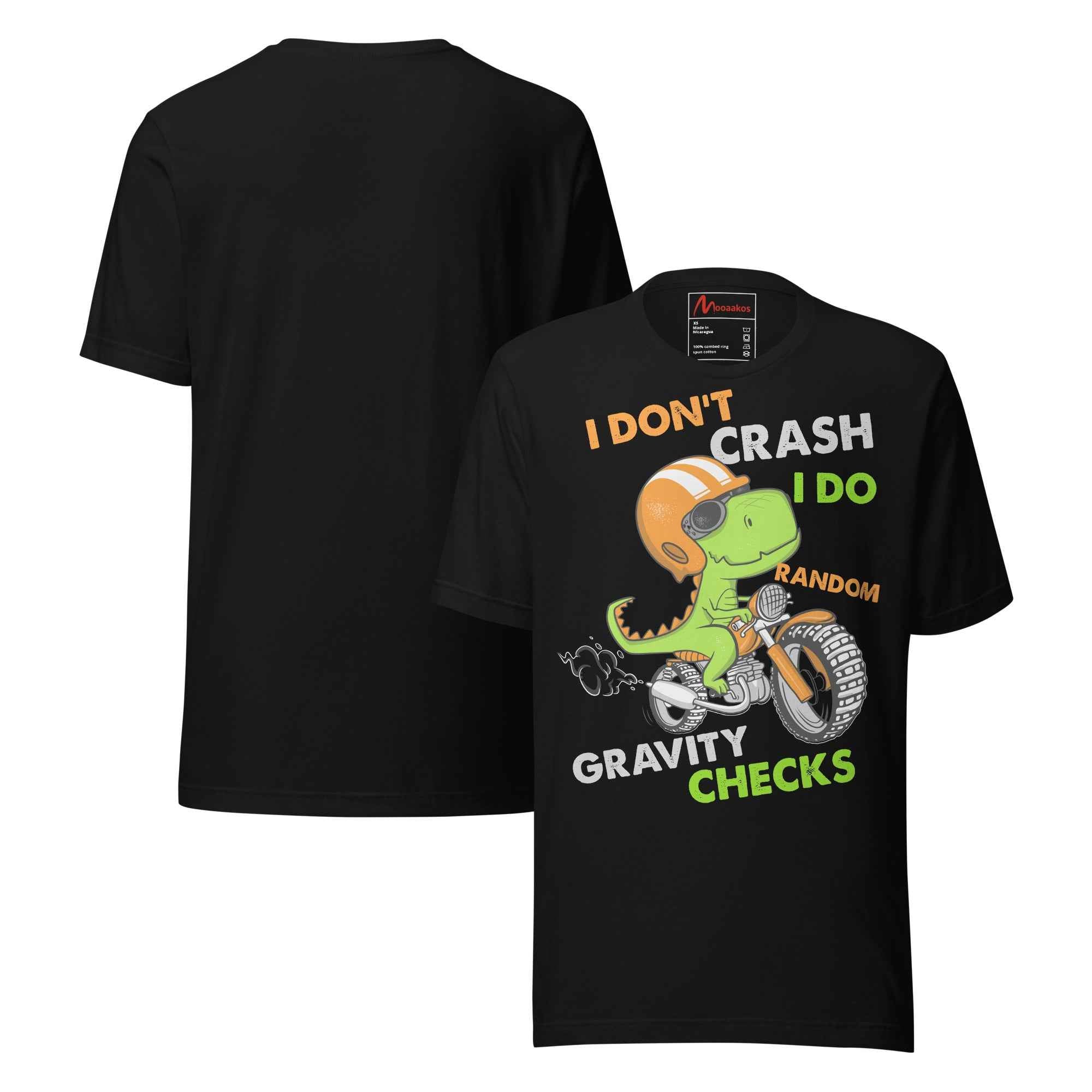Distressed Vintage Random Gravity Checks - Motocross Unisex t-shirt