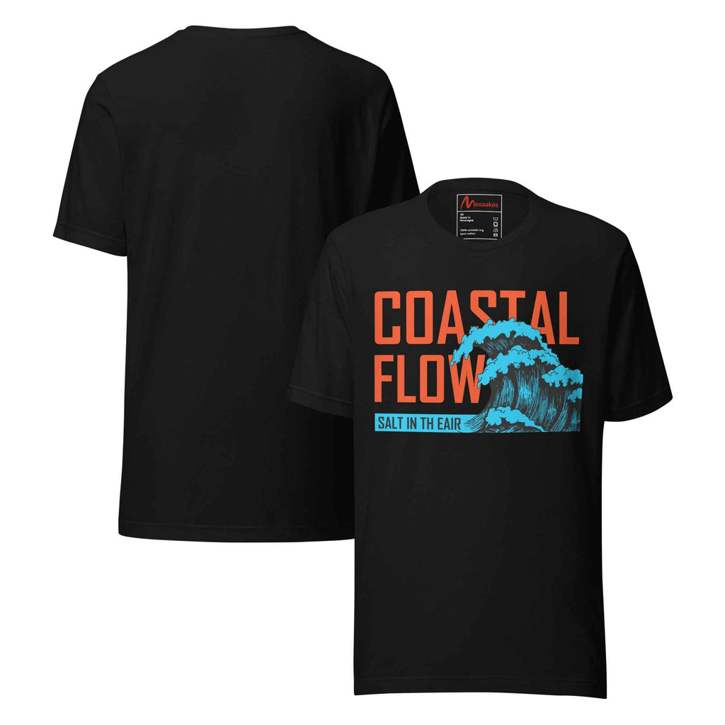 Coastal Flow Surf Beach Unisex t-shirt