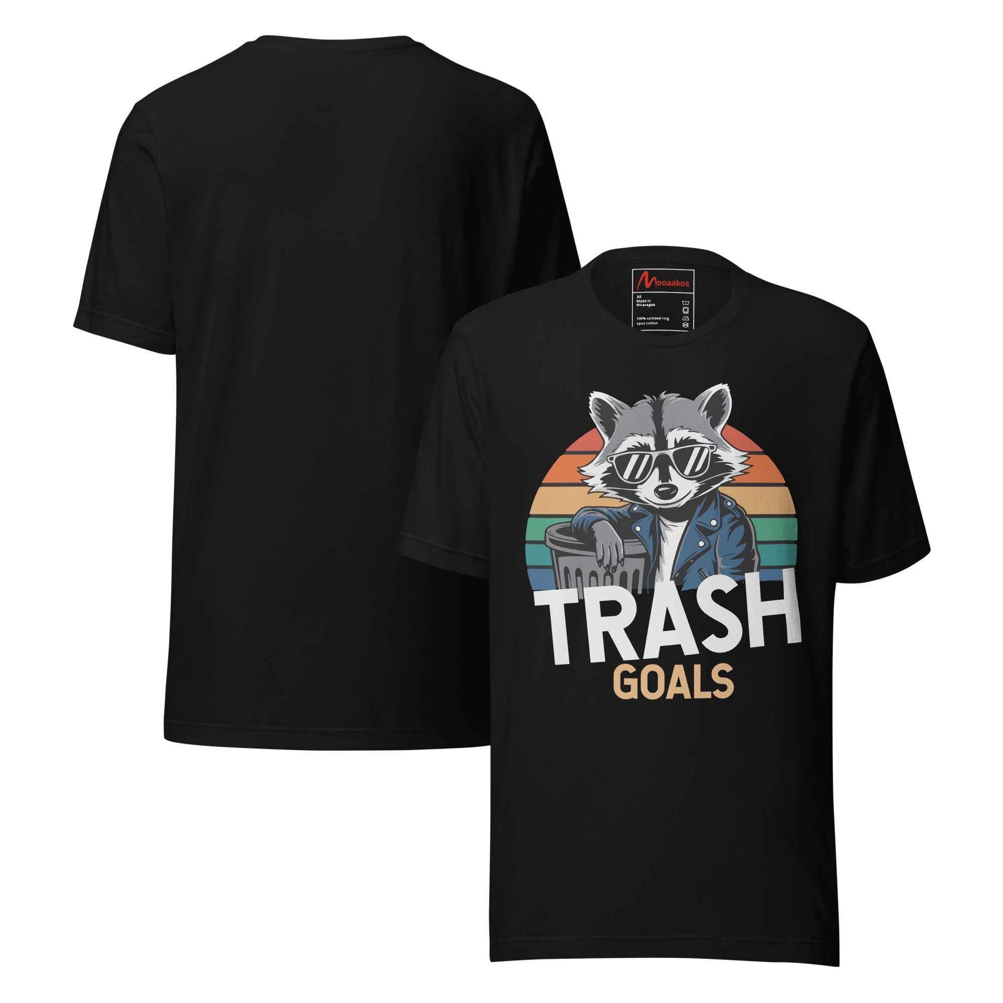 Trash Goals Raccoon Unisex t-shirt