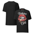 Bday Party Funny Girl Red-Lipps Unisex t-shirt