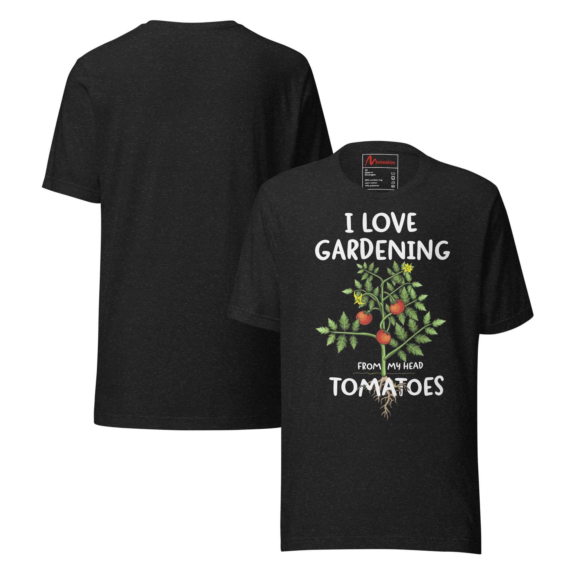 Vegetable Gardener Funny Gardening Quote Head Tomatoes Unisex t-shirt