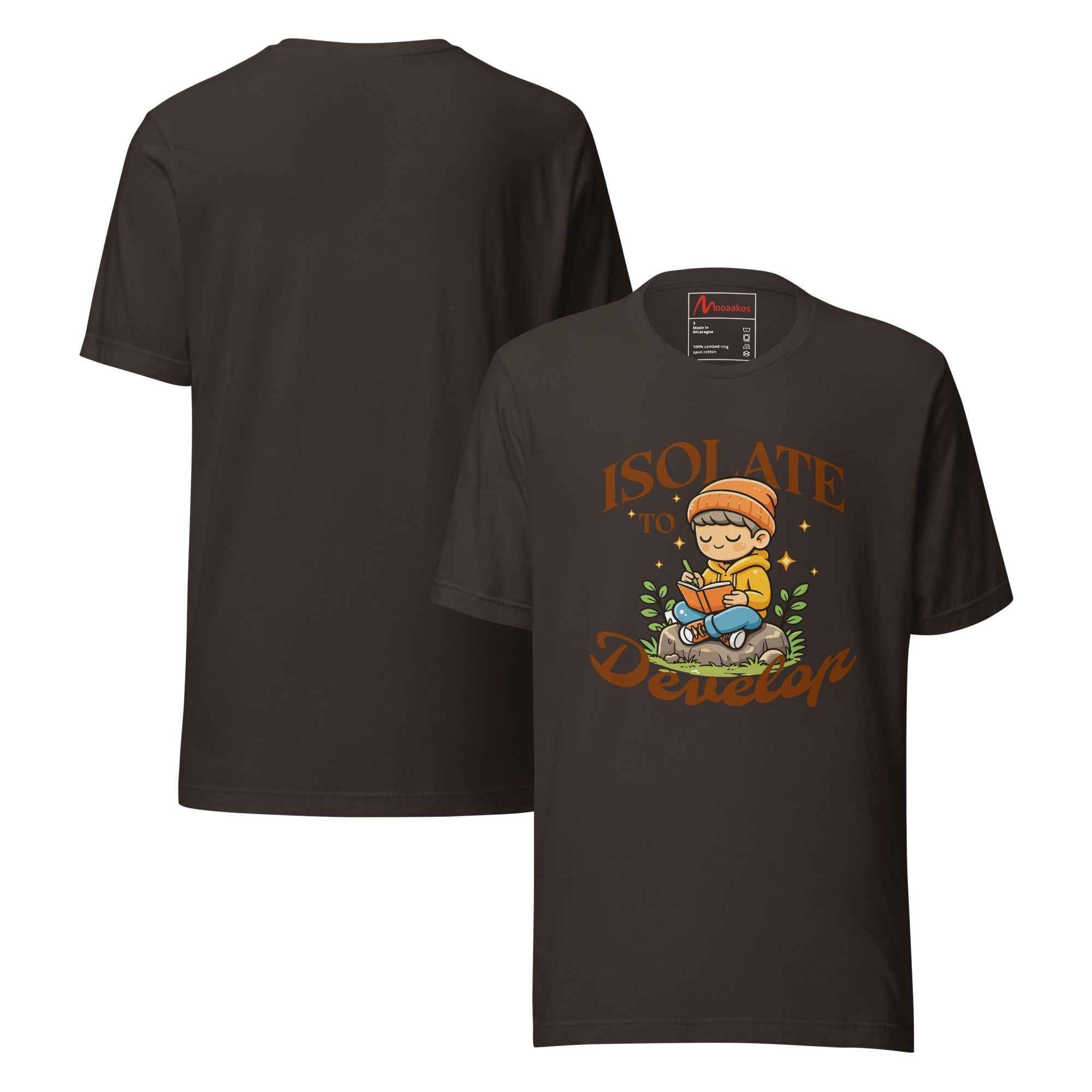 Isolate To Develop Cute Kid Growth Mindset | Unisex T-Shirt