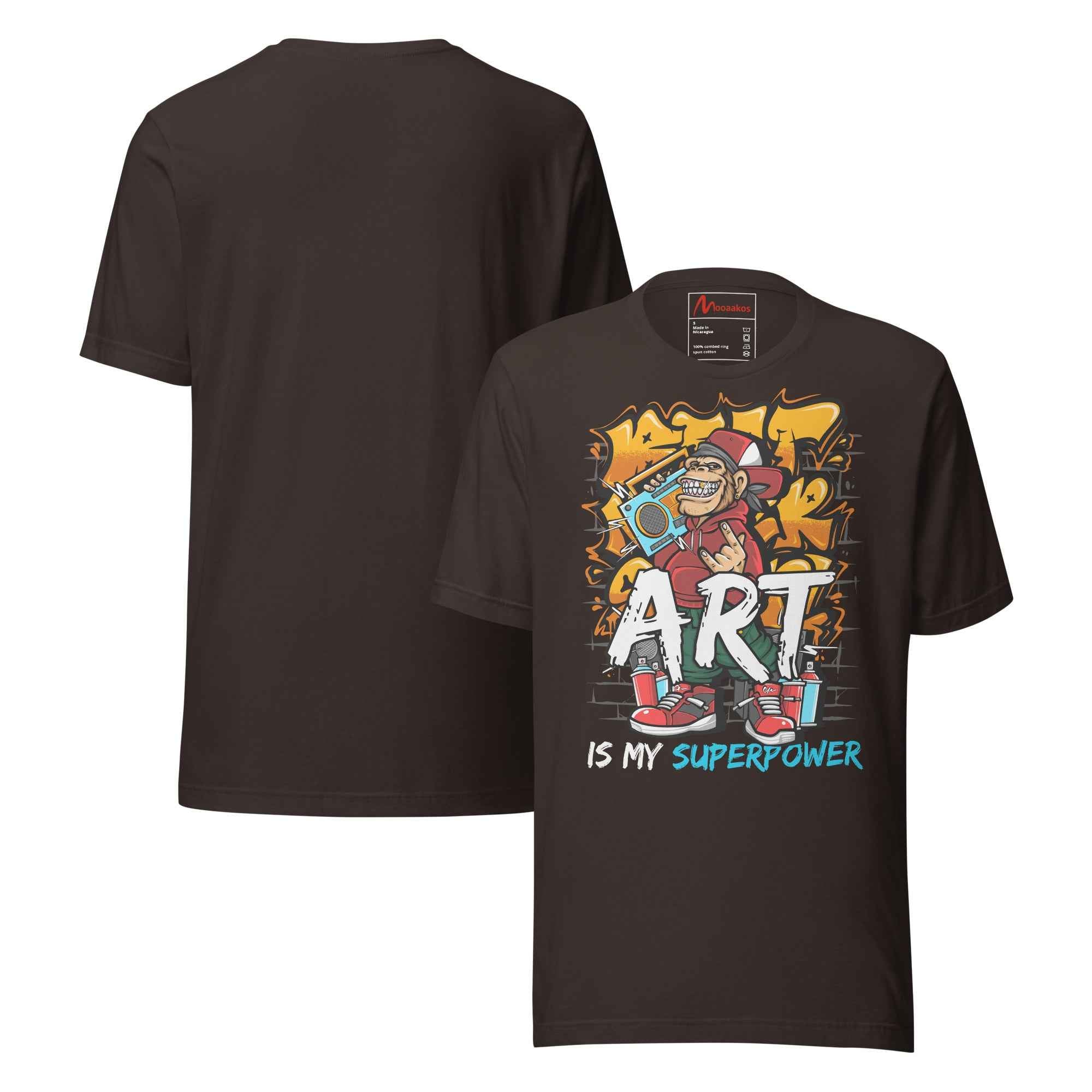 Art-Is My Superpower - Street-art Drawing Funny Unisex t-shirt
