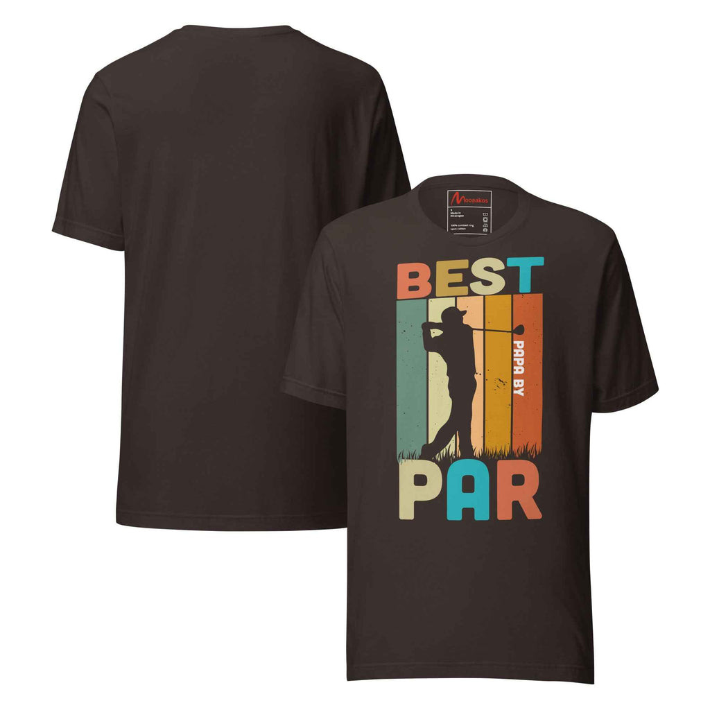 Best Papa By Par Fathers Day Golf Vintage Unisex t-shirt