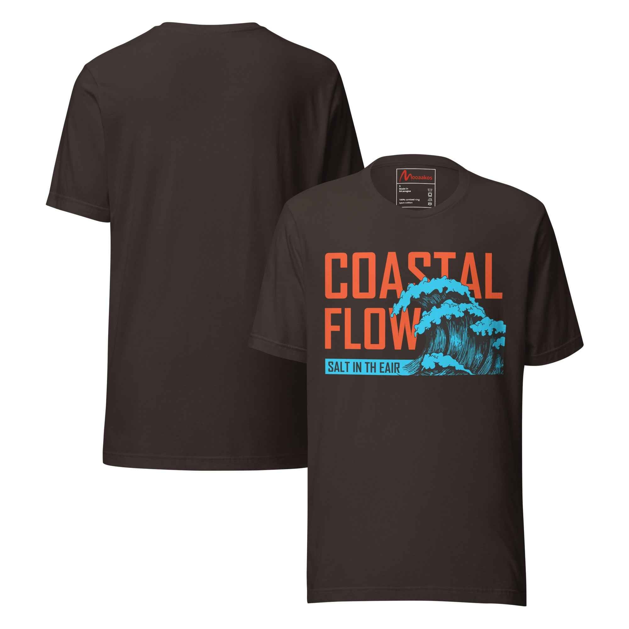Coastal Flow Surf Beach Unisex t-shirt