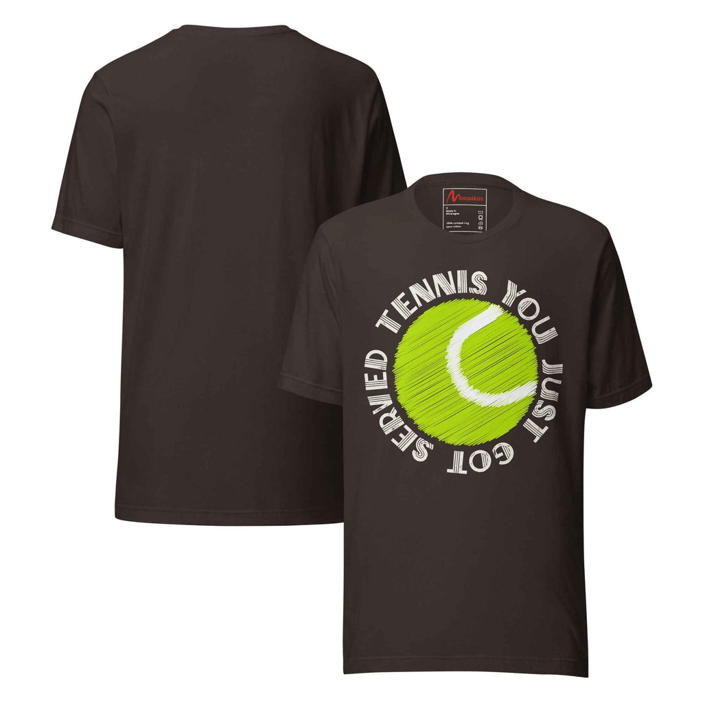 Distressed Quote You Just Got-Served Retro-Tennis Unisex t-shirt