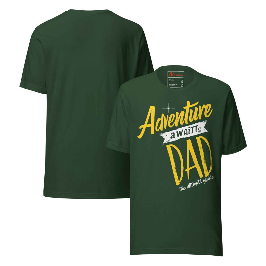 Adventure Awaits Dad Outdoor Hiking Unisex t-shirt