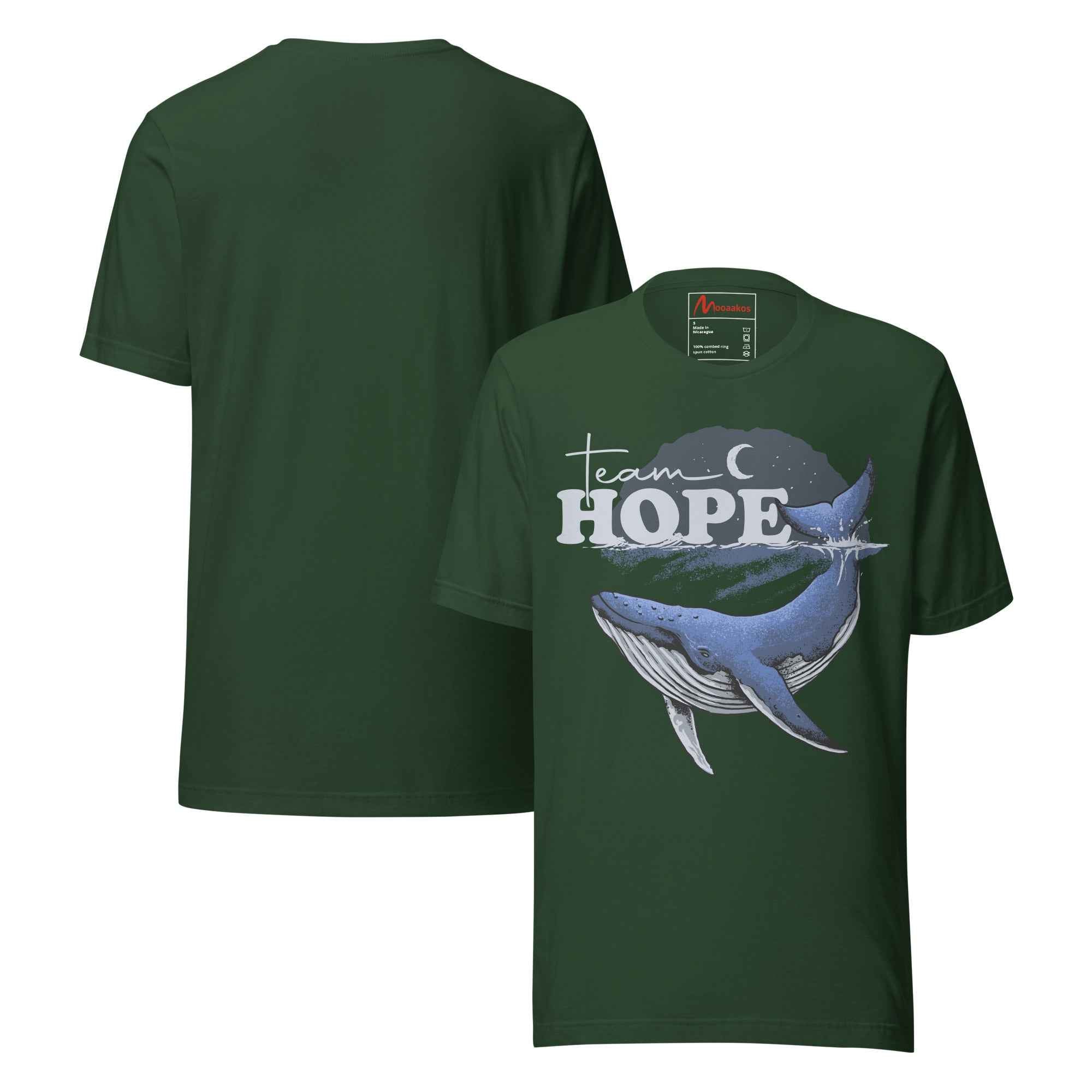 Hope the Whale Unisex t-shirt