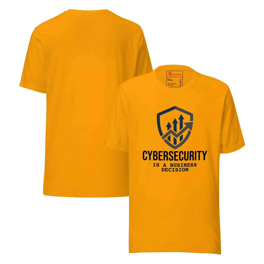 Cybersecurity Is A Business Decision Shield | Unisex T-Shirt