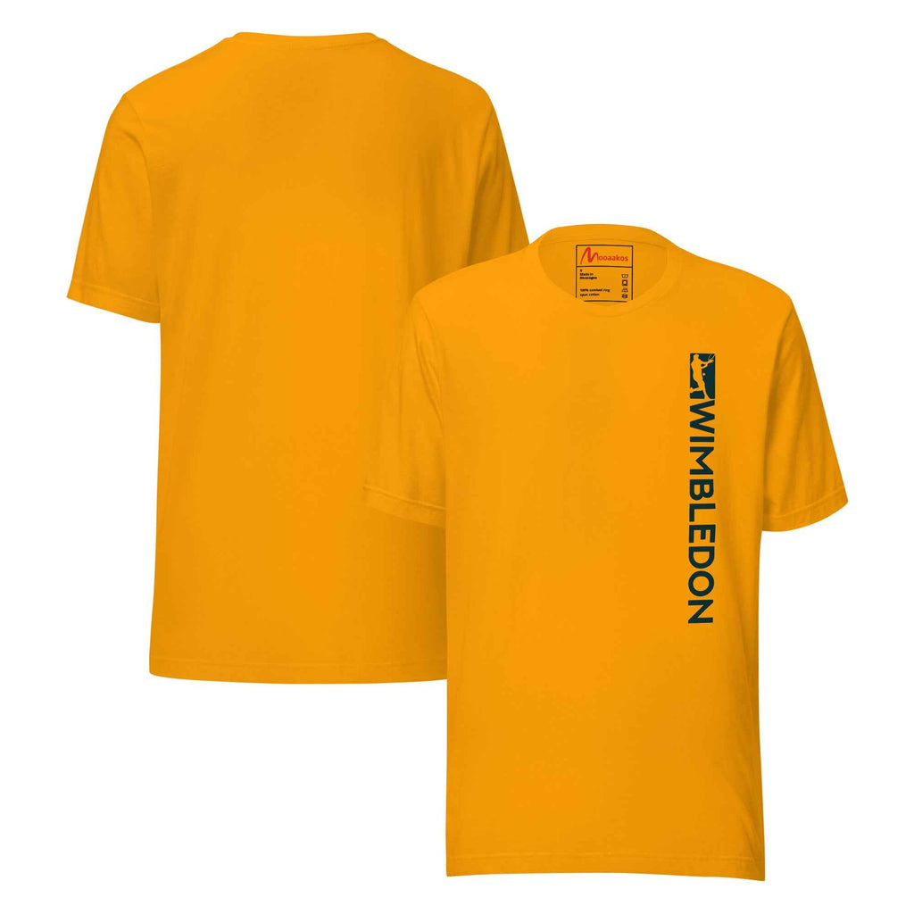 Wimbledon Tennis Player Vertical Design | Unisex T-Shirt