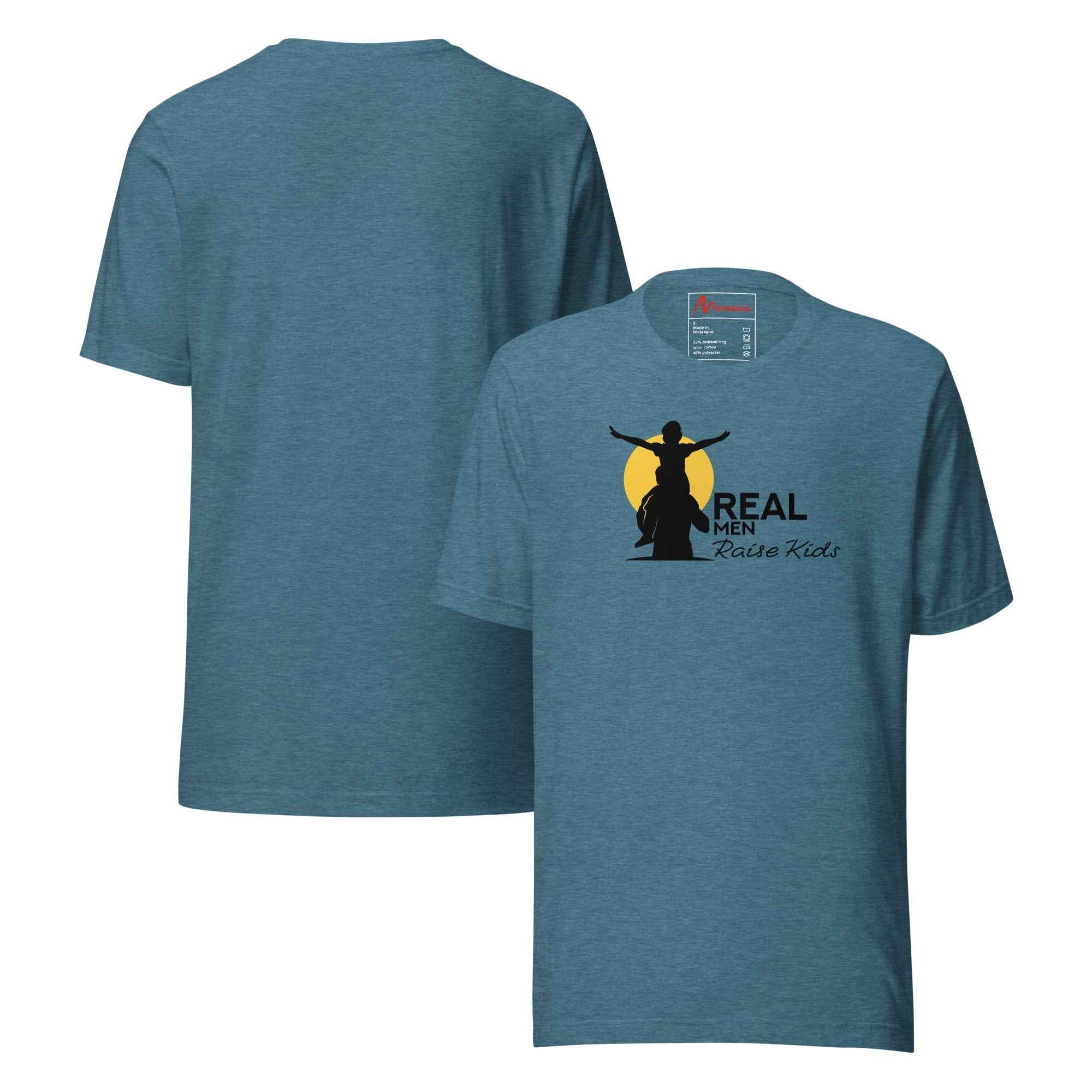 Real Men Raise Kids Silhouette T-Shirt