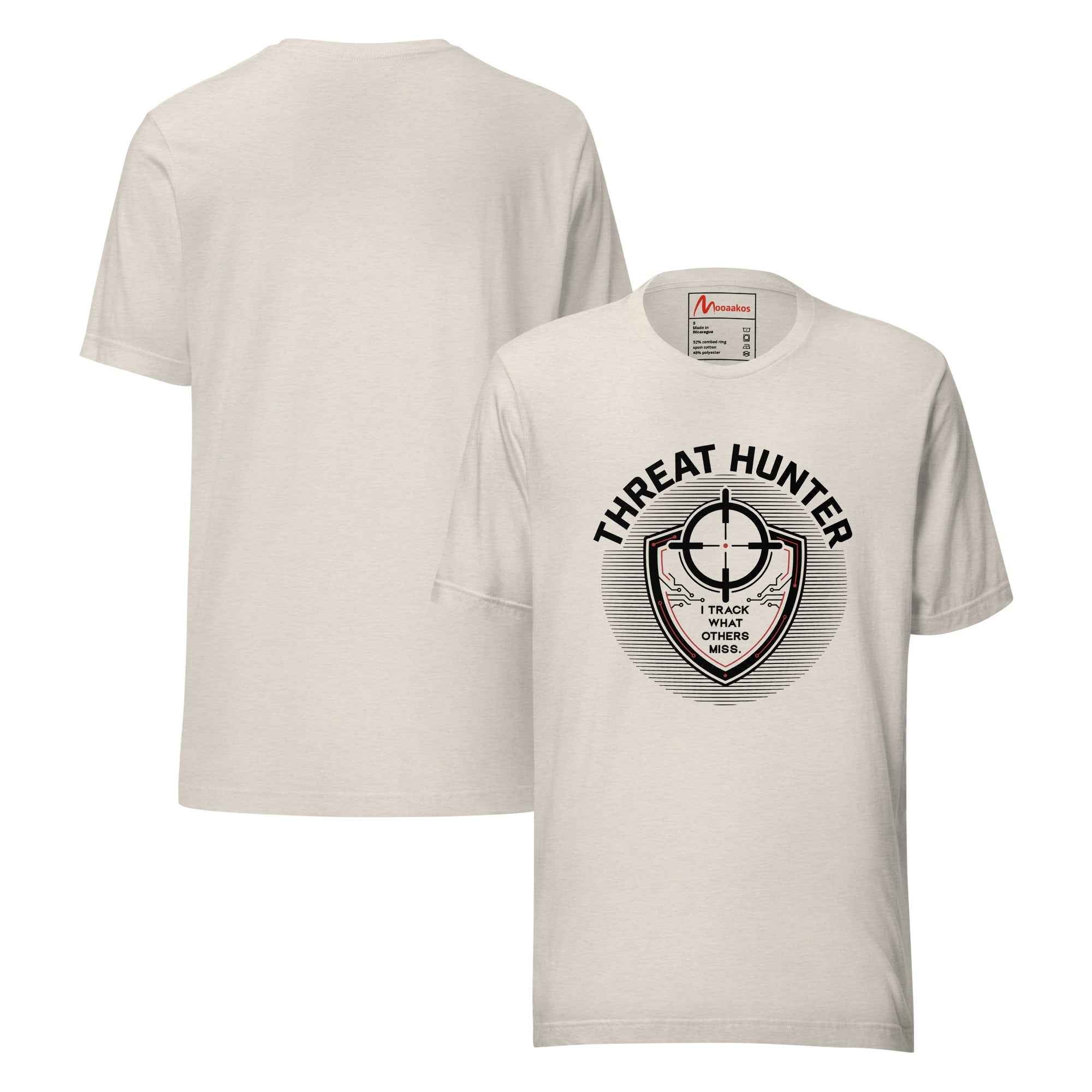 Threat Hunter Cyber Security Shield Design | Unisex T-Shirt