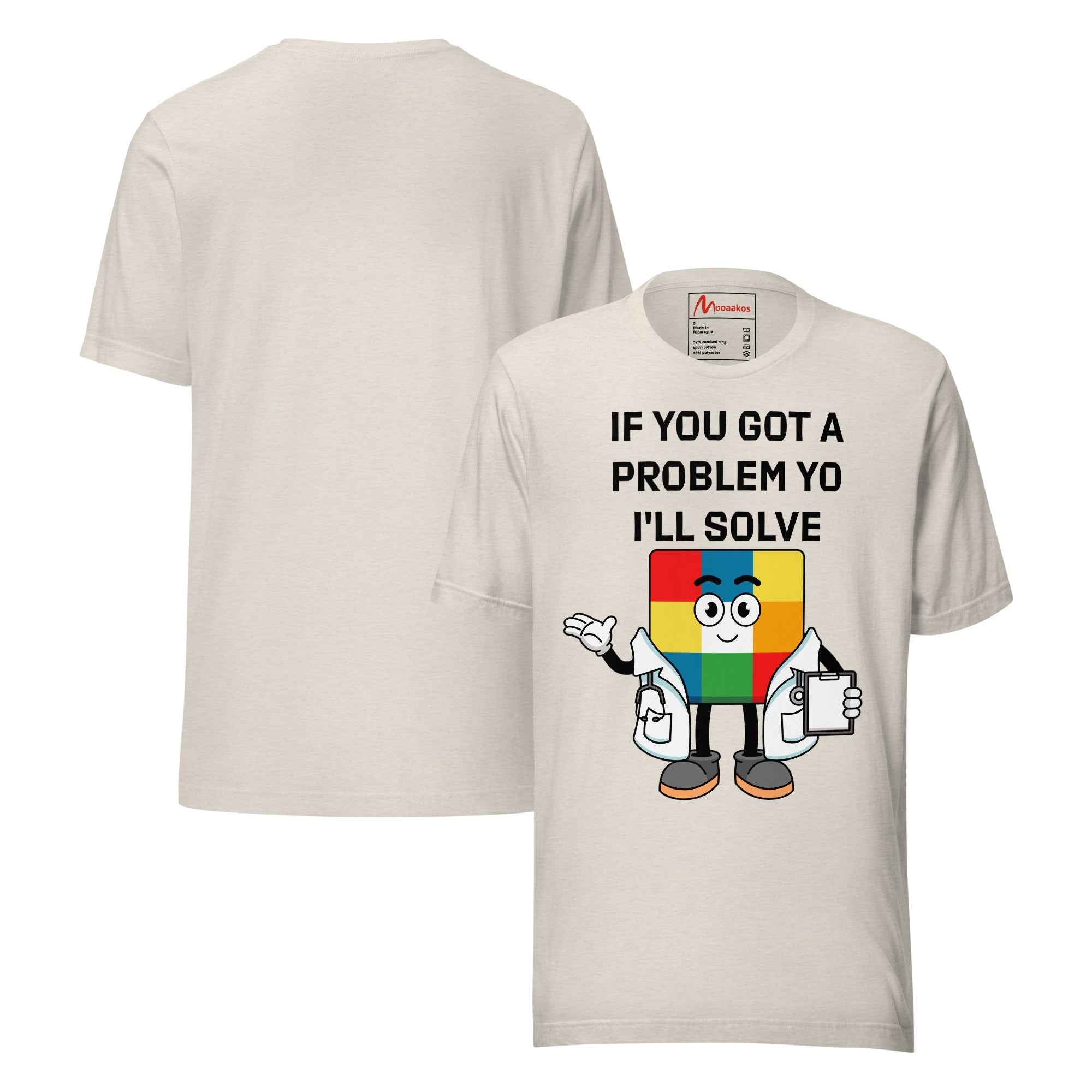 Vintage-Got A Problem Yo Ill Solve It Puzzle-Cube Unisex t-shirt