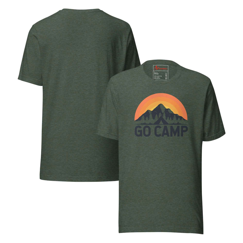 Go Camp Mountain Sunset Outdoor | Unisex T-Shirt