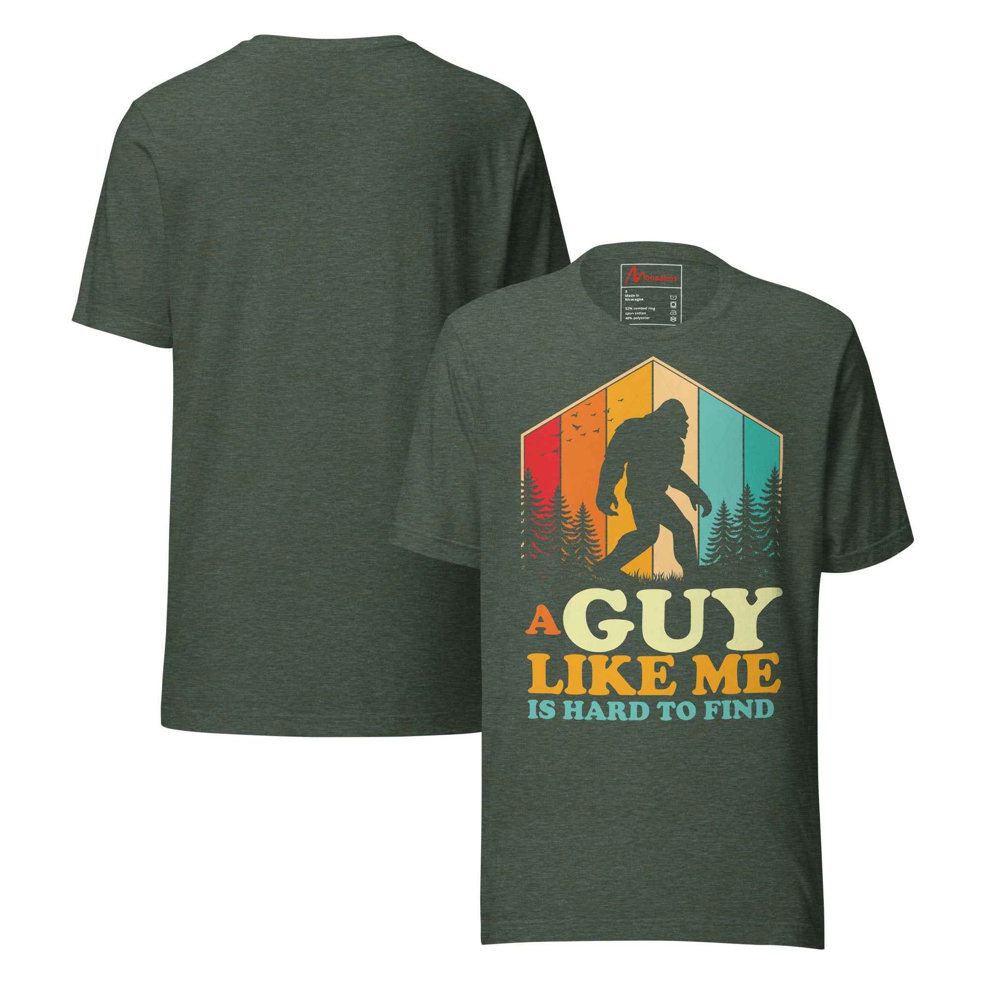 Bigfoot Rustic Forest Unisex t-shirt