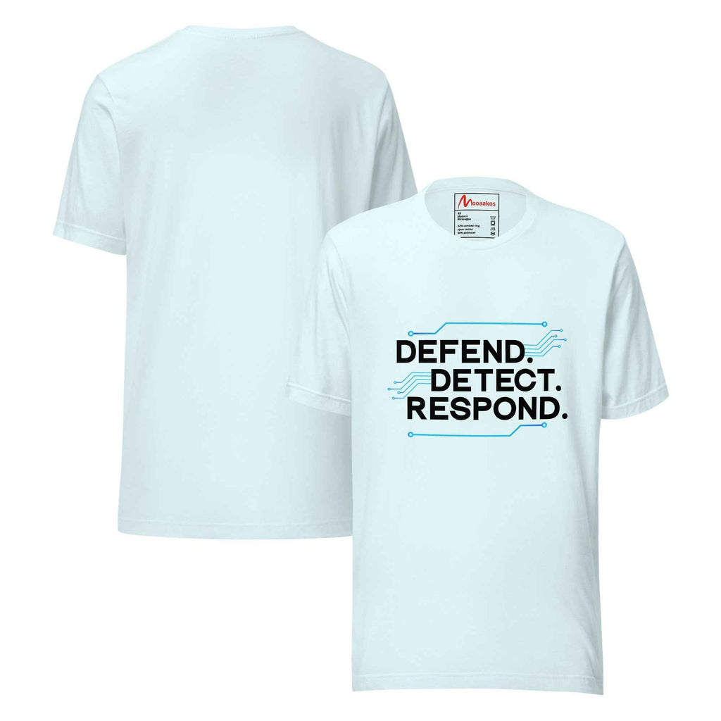 Defend Detect Respond Cyber Security Workflow | Unisex T-Shirt