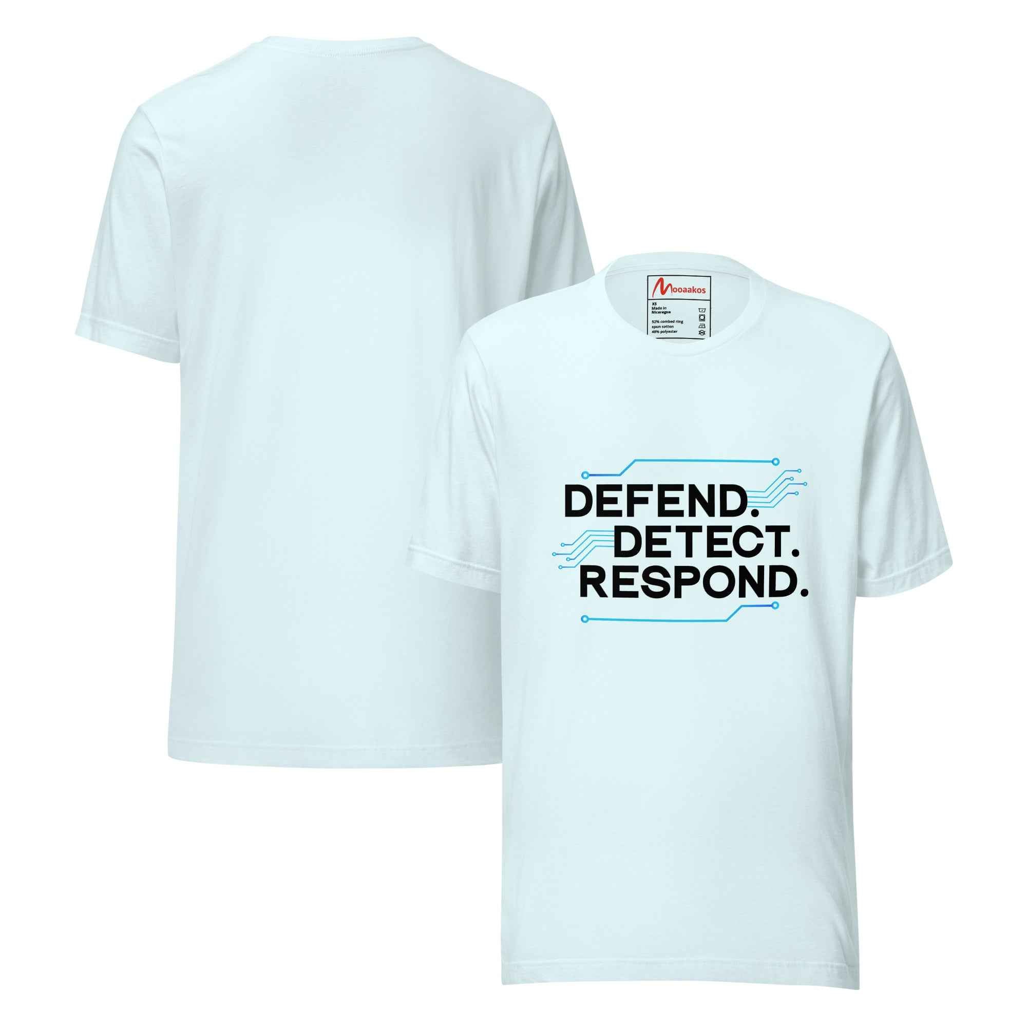 Defend Detect Respond Cyber Security Workflow | Unisex T-Shirt