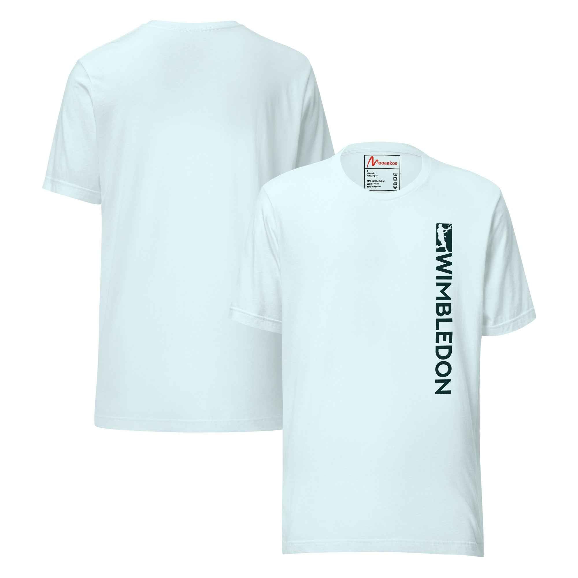 Wimbledon Tennis Player Vertical Design | Unisex T-Shirt