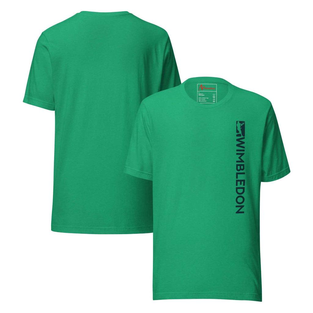 Wimbledon Tennis Player Vertical Design | Unisex T-Shirt