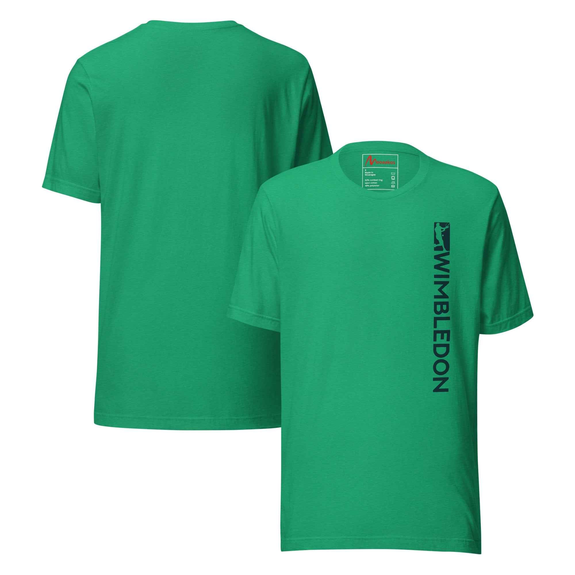 Wimbledon Tennis Player Vertical Design | Unisex T-Shirt