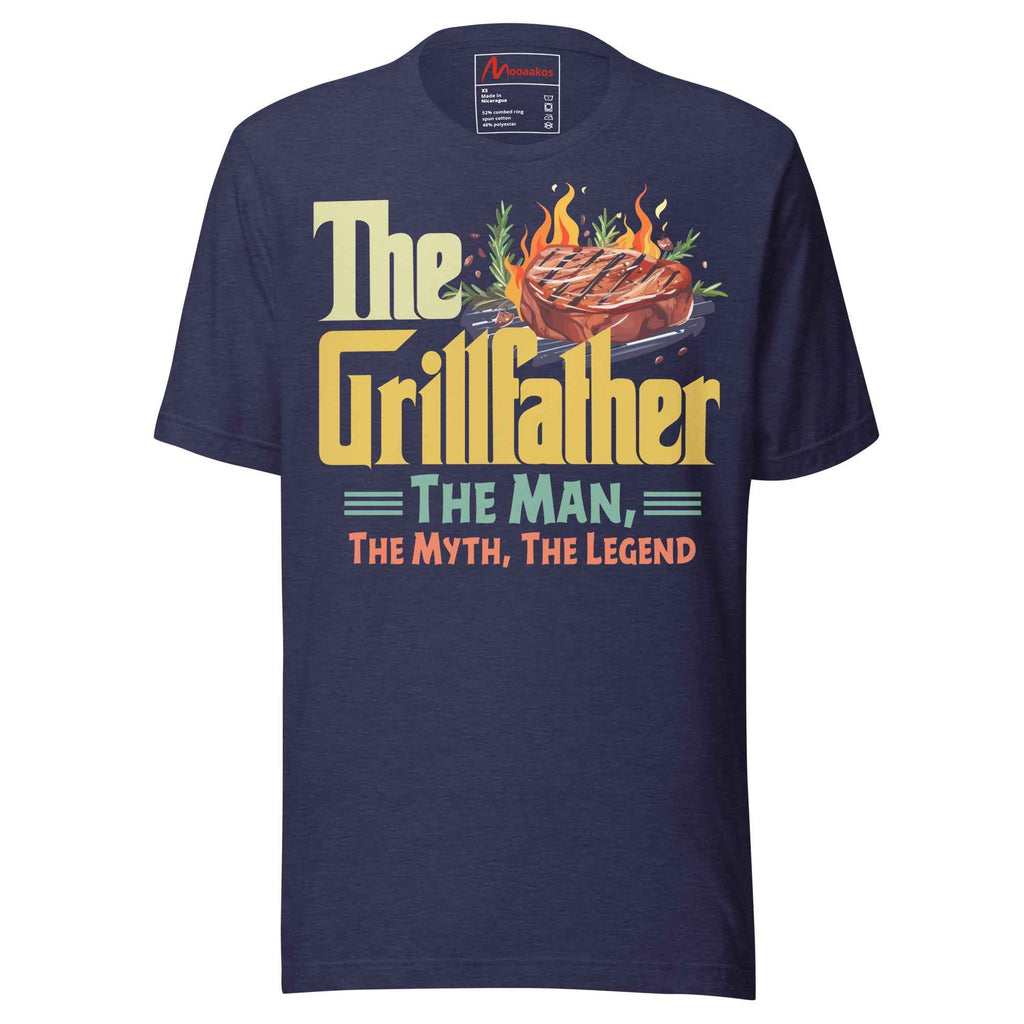Vintage Funny BBQ Grill Grilling Lovers Fathers Retro Unisex t-shirt