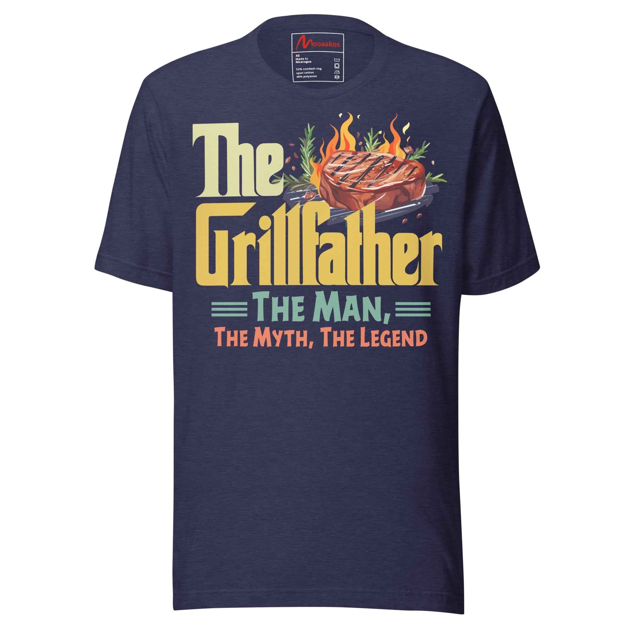 Vintage Funny BBQ Grill Grilling Lovers Fathers Retro Unisex t-shirt