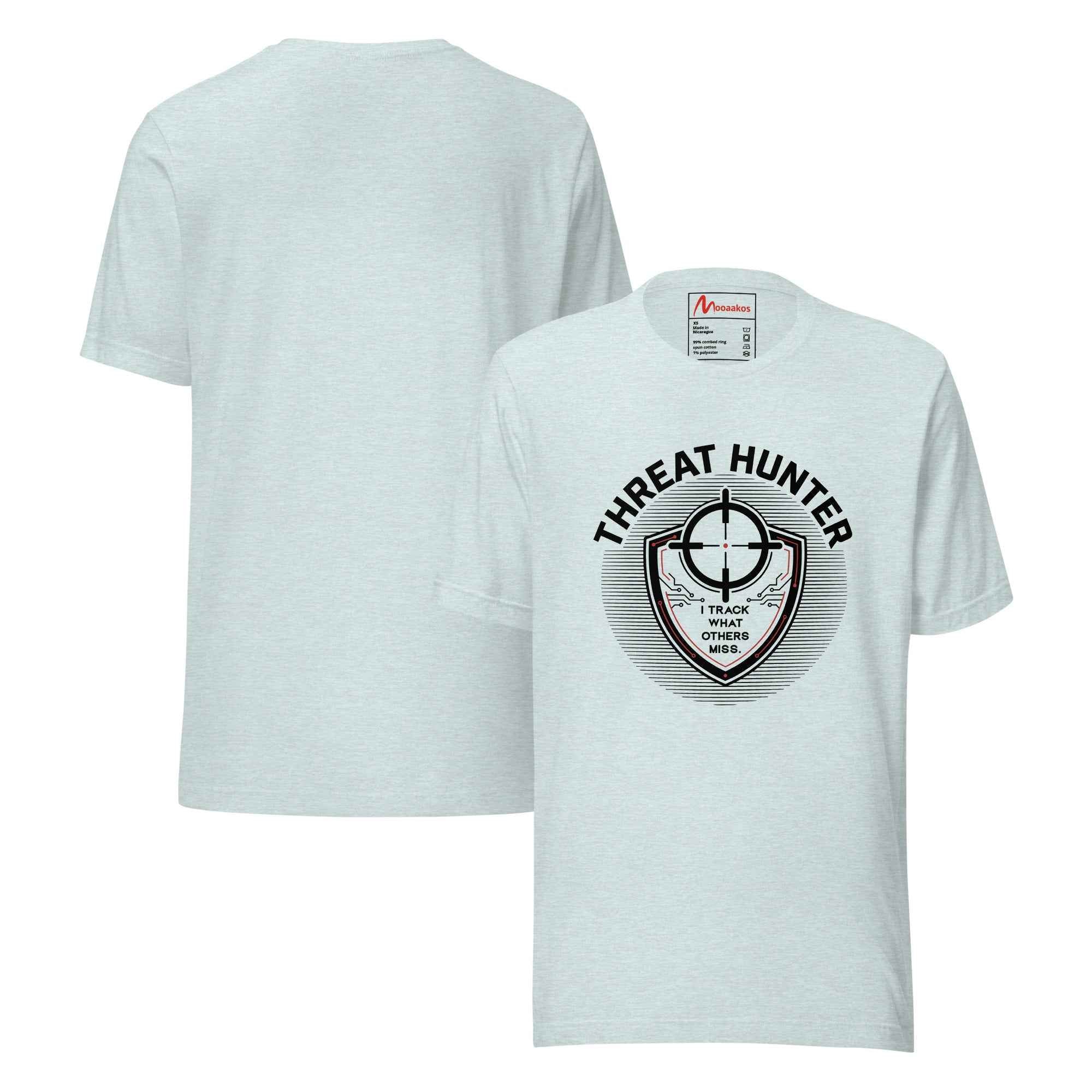Threat Hunter Cyber Security Shield Design | Unisex T-Shirt