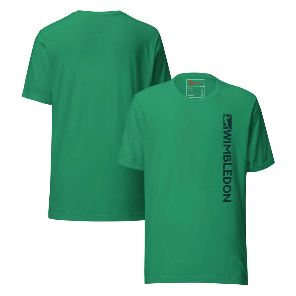 Wimbledon Tennis Player Vertical Design | Unisex T-Shirt