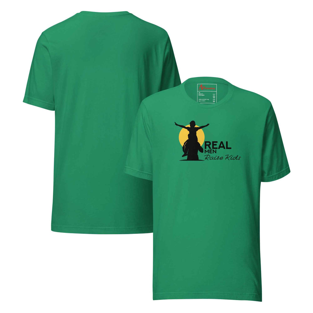 Real Men Raise Kids Silhouette T-Shirt