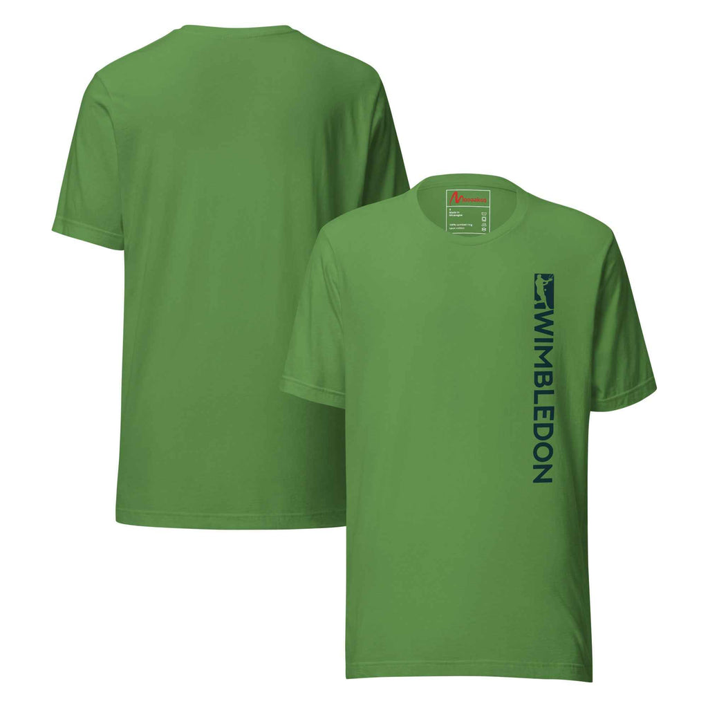 Wimbledon Tennis Player Vertical Design | Unisex T-Shirt