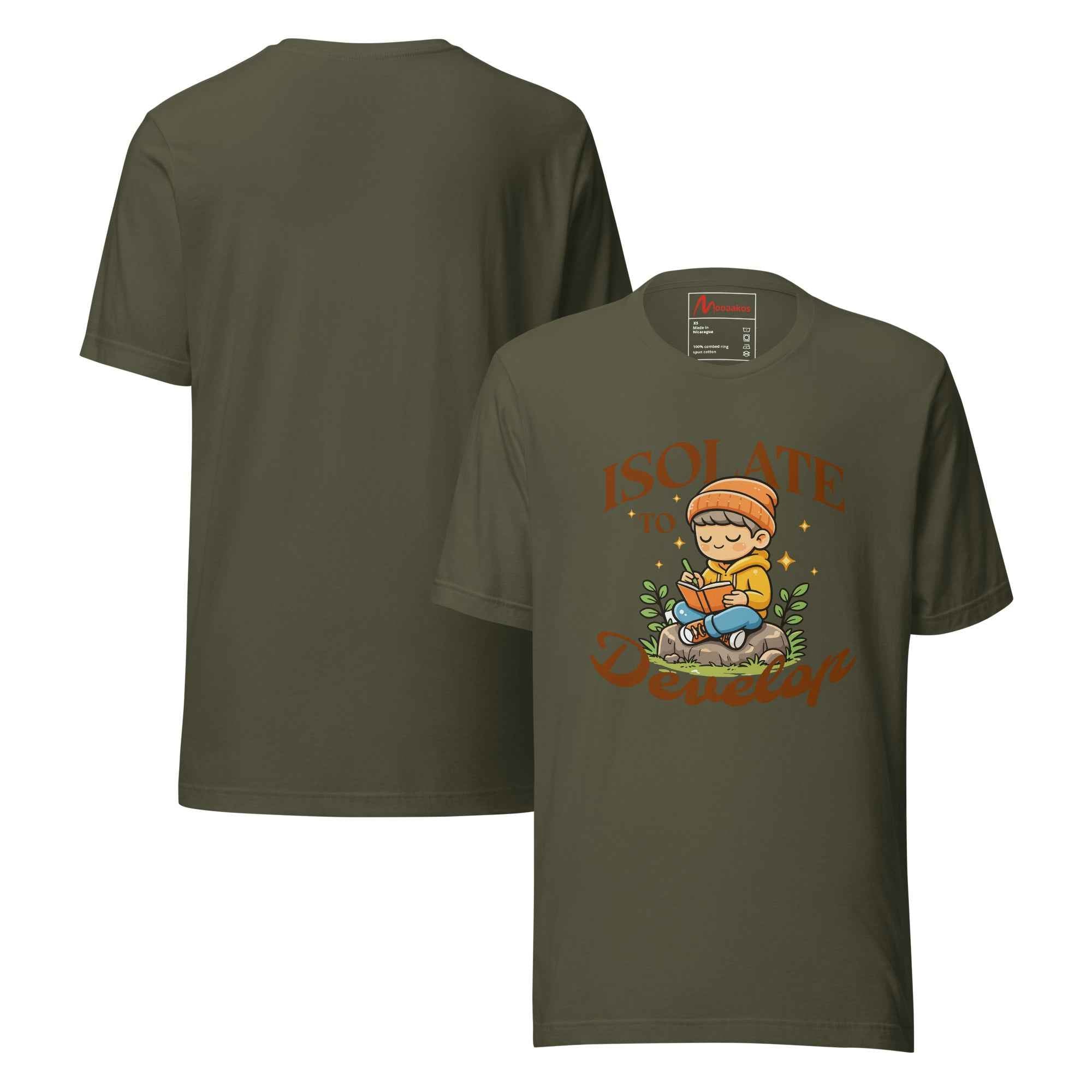 Isolate To Develop Cute Kid Growth Mindset | Unisex T-Shirt