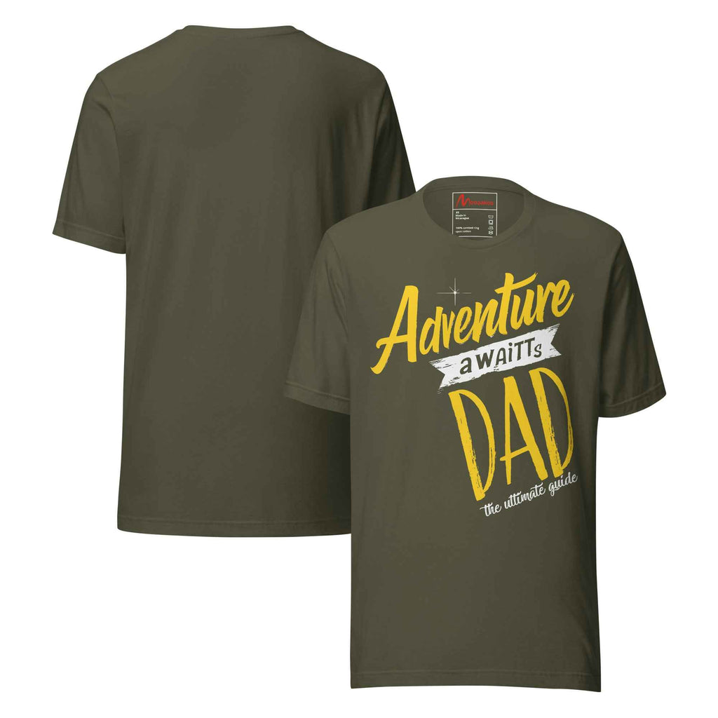 Adventure Awaits Dad Outdoor Hiking Unisex t-shirt